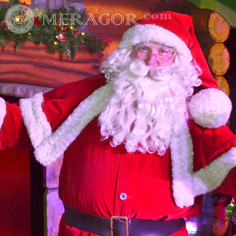 Photos du père Noël russe pour avatar Père Noël de Nouvel an Fêtes