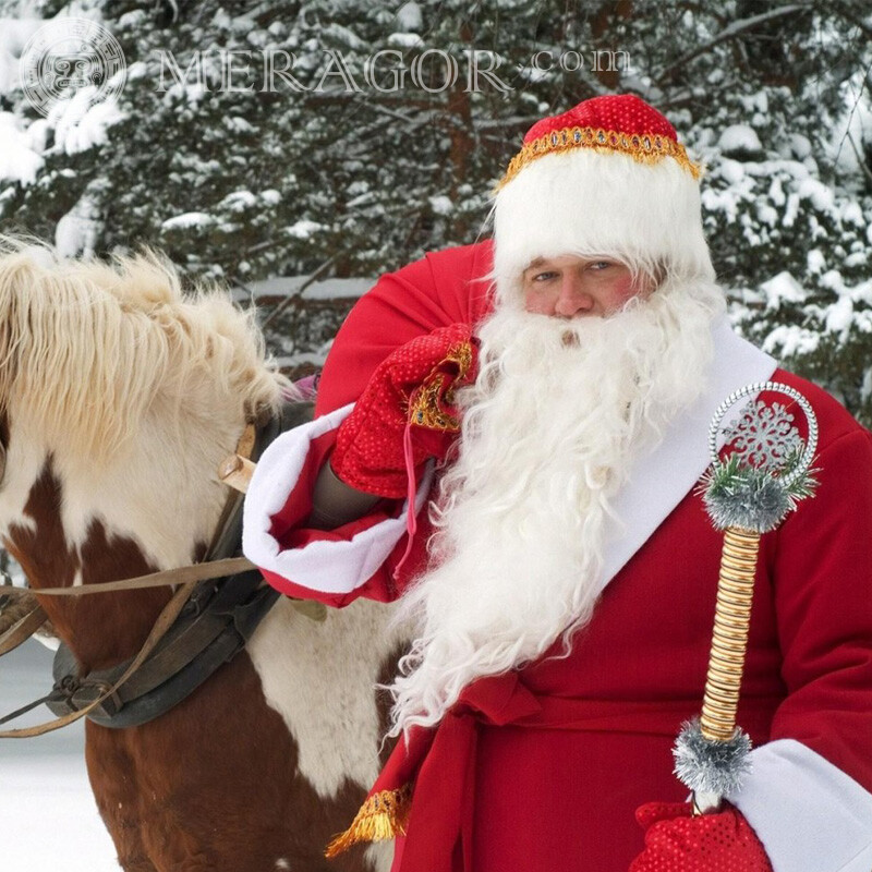 Siehe Bilder von Santa Claus Weihnachtsmann Weihnachten Avatare Feierzeit