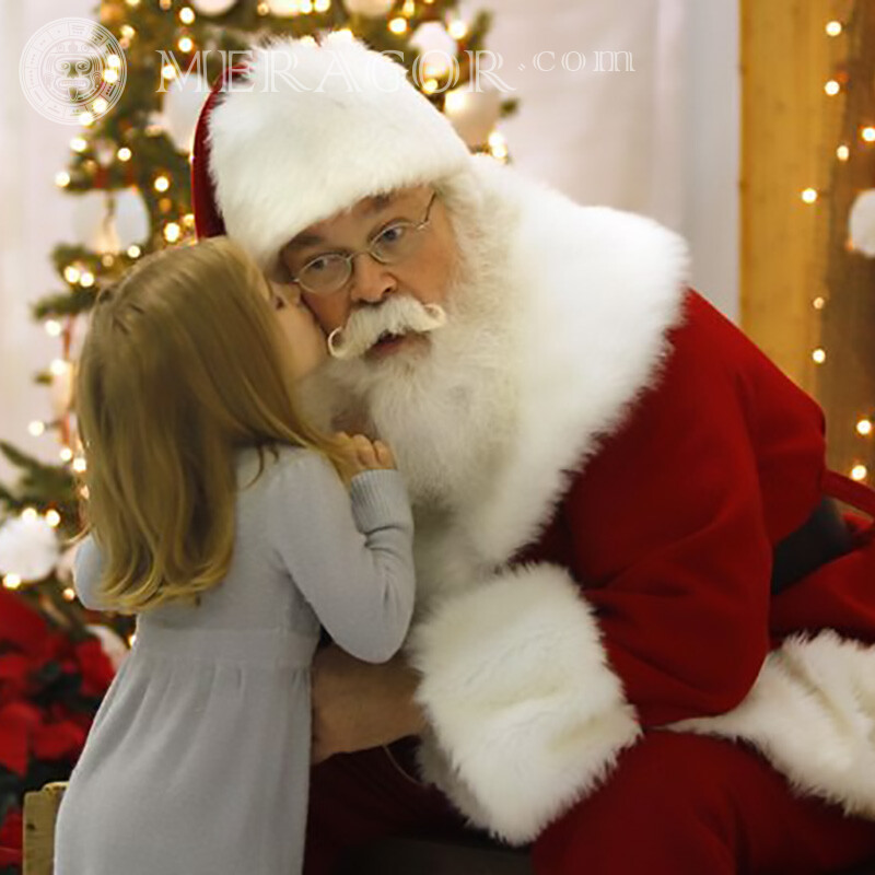 Fotos do Papai Noel na foto do seu perfil Papai noel Para o ano novo Feriados