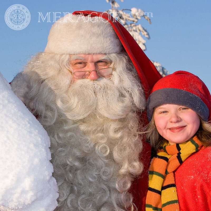 Pictures of santa claus for children Santa Claus New Year Holidays
