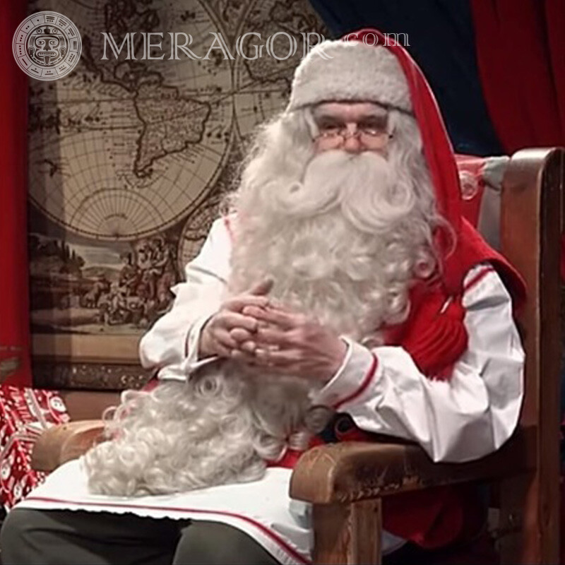 Santa Claus avatar new year Santa Claus New Year Holidays
