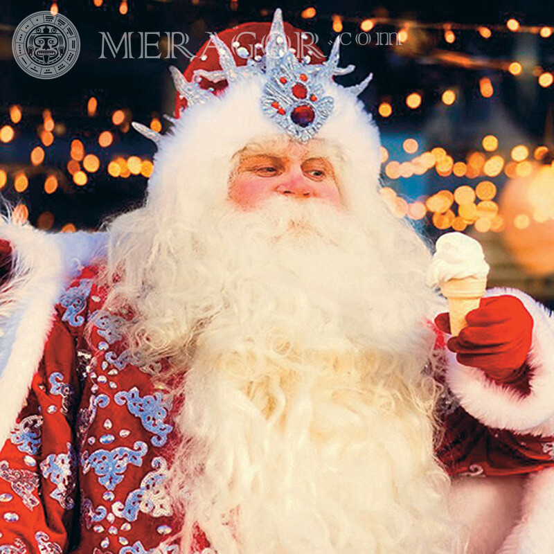 Père Noël photo photos instagram Père Noël de Nouvel an Fêtes