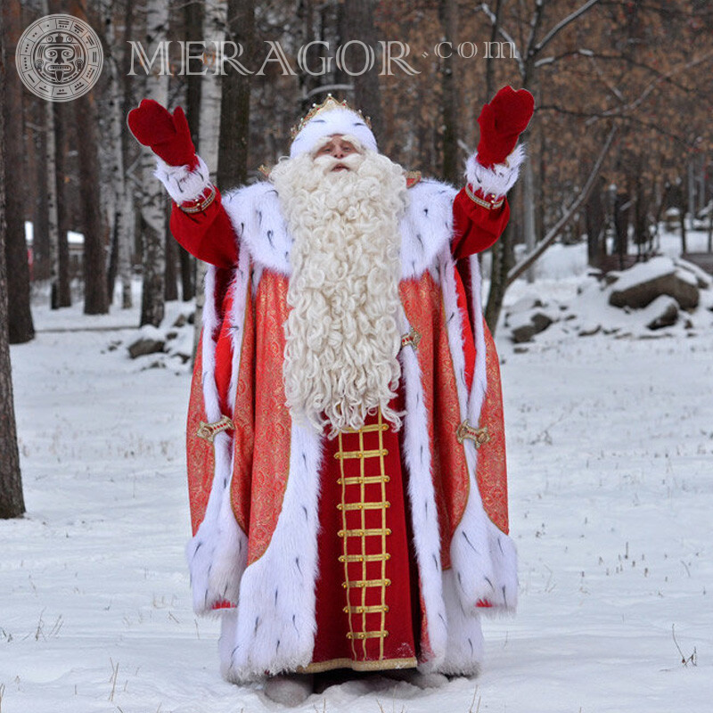 Photo of Santa Claus for Instagram Santa Claus New Year Holidays