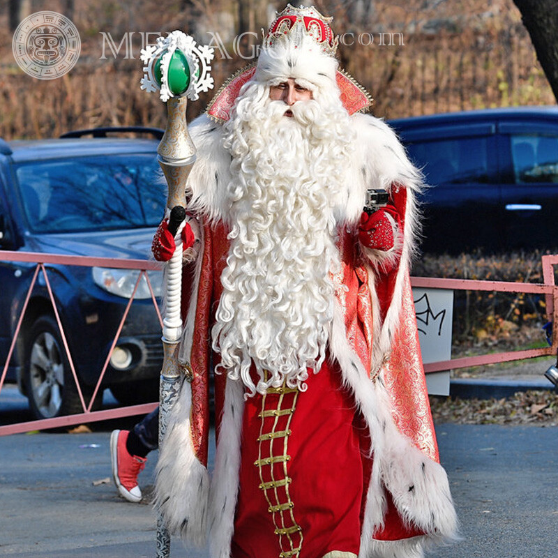Download a photo of Santa Claus for a boy Santa Claus New Year Holidays