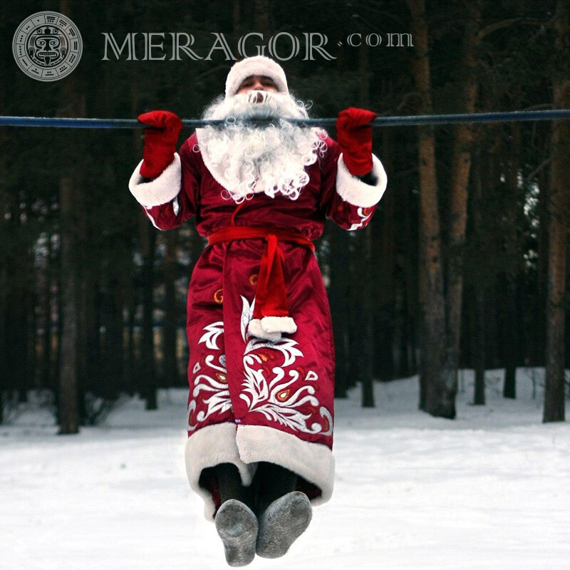 Descargar foto Santa Claus descargar hombre Papá Noel Para el año nuevo Fiesta