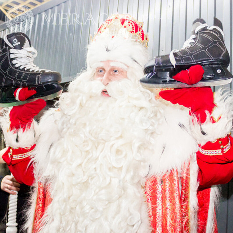 Avatar Santa Claus en Instagram Papá Noel Para el año nuevo Fiesta