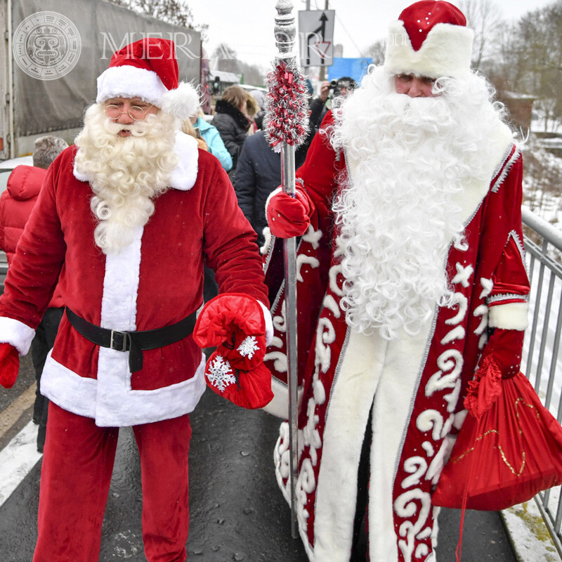 Santa Claus and Santa Claus photo for Facebook Santa Claus New Year Holidays