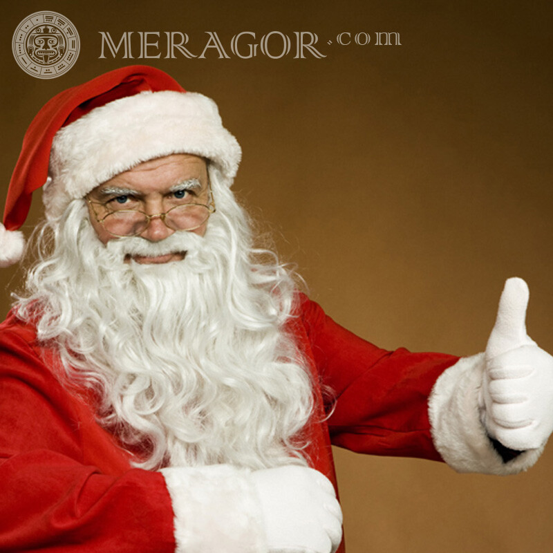 Photos of beautiful Santa Clauses Santa Claus New Year Holidays