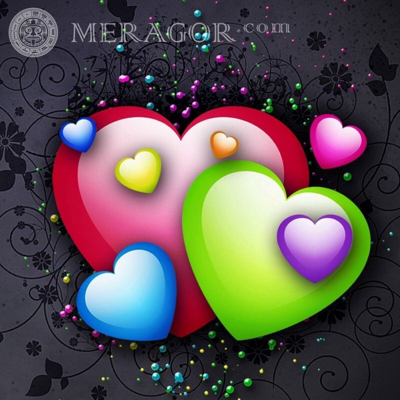 Beautiful heart download for avatar Love