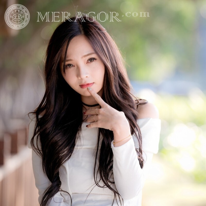 Foto de belleza japonesa en descarga de avatar Asiáticos Niñas adultas Hermosos