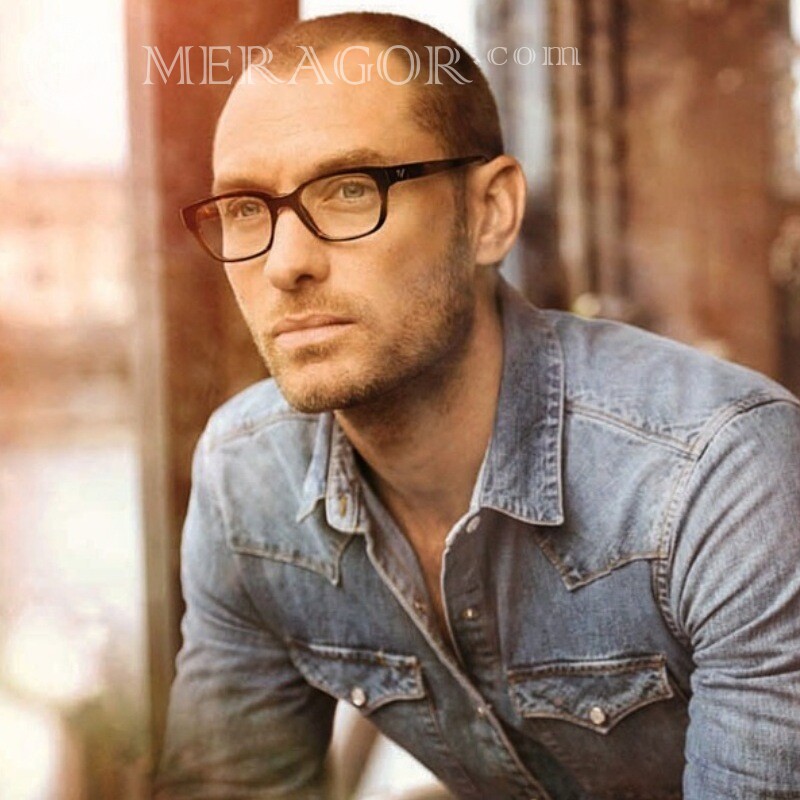 Photo of handsome men on avatar download Men In glasses Faces, portraits Guys