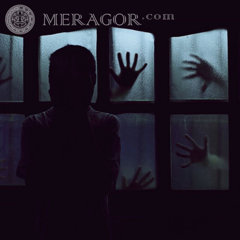 Silhouettes of hands picture for avatar Silhouette