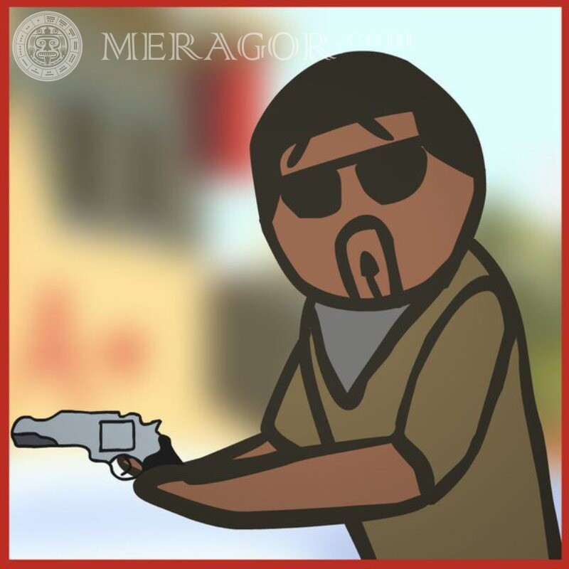 MERAGOR  Imagem em avatar triste