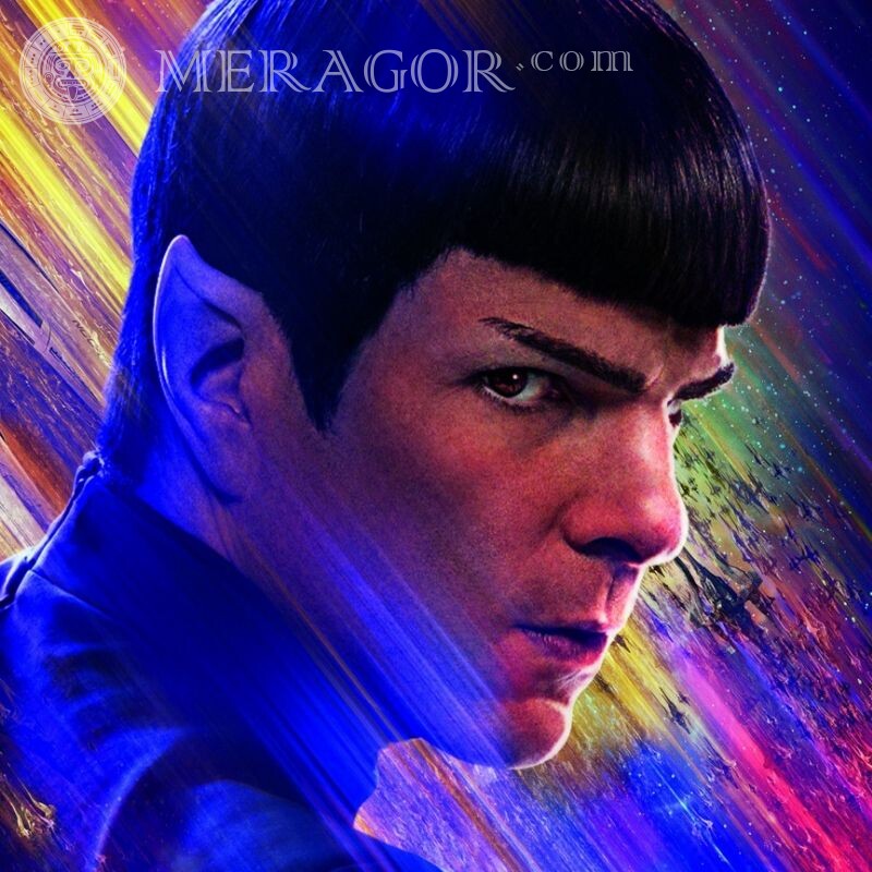 Capitão Spock de Star Trek no avatar Dos filmes