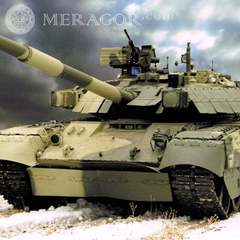 Descarga la foto del tanque en tu foto de perfil gratis Equipamiento militar Transporte