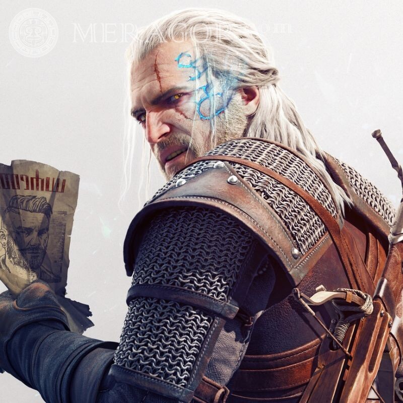 The Witcher 3 picture with the hero for icon All games Unshaved