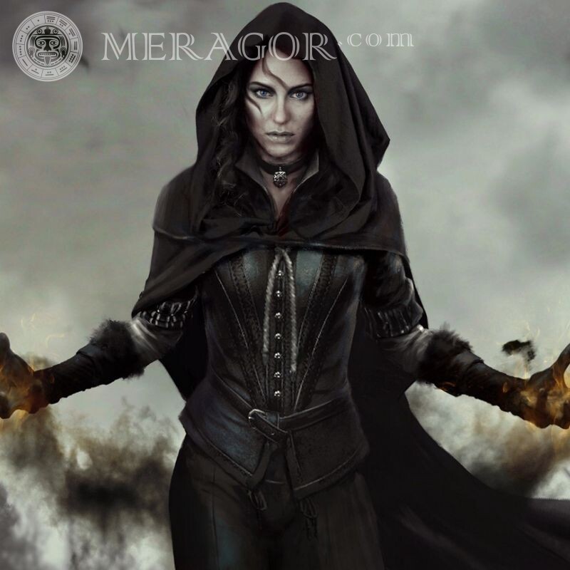 The Witcher 3 avatares con personajes de chicas Todos los juegos Con capucha Mujeres