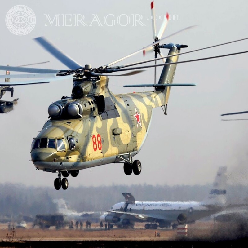 Baixe a foto de um helicóptero para um cara gratuitamente Equipamento militar Transporte