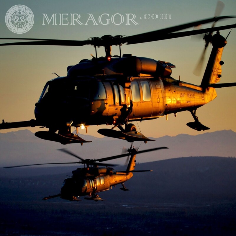 Скачать фото на аву бесплатно вертолет Военная техника Транспорт