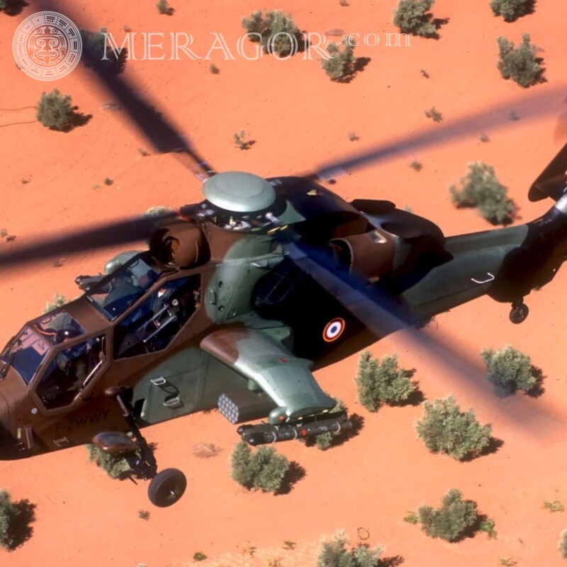 Baixe a foto de um cara, um helicóptero em um avatar Equipamento militar Transporte