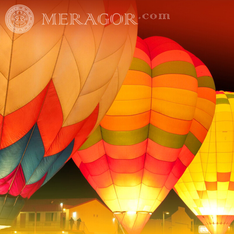 Laden Sie ein Foto von Luftballons für Ihr Profilbild herunter Transport