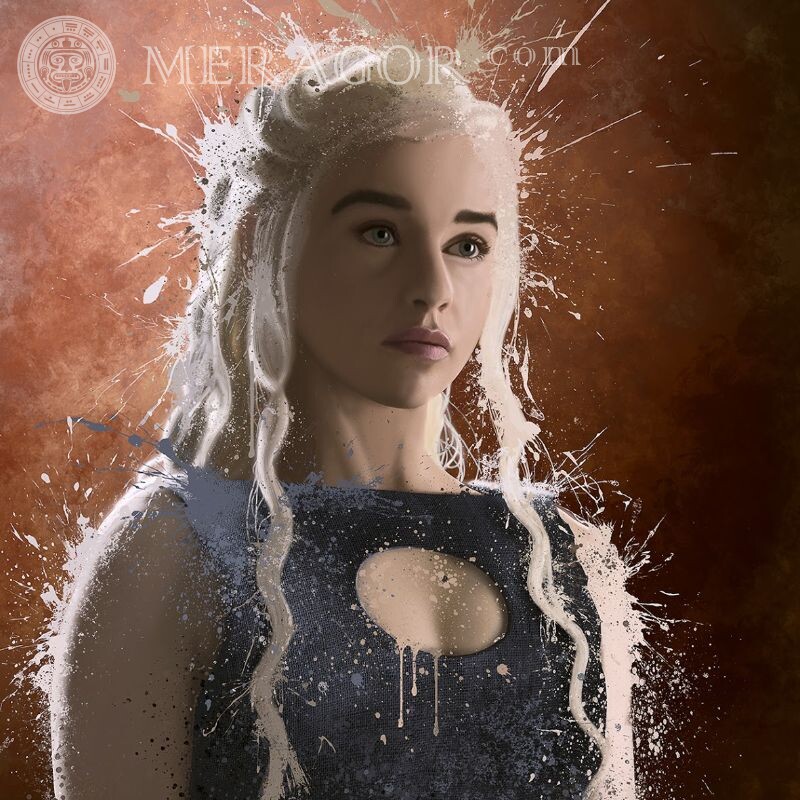 Daenerys picture for icon Celebrities Abstraction Anime, figure Blondes