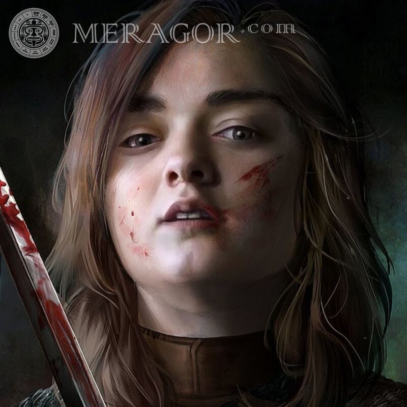 Icon from Game of Thrones Faces, portraits Small girls Girls