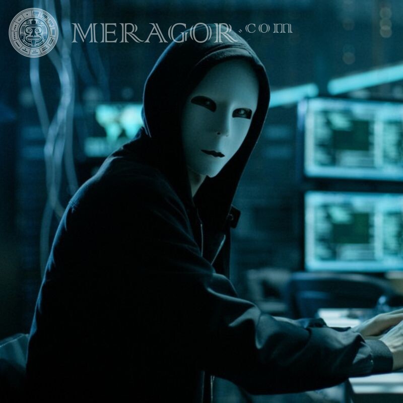 Download masked man for avatar Mask Without face Hooded
