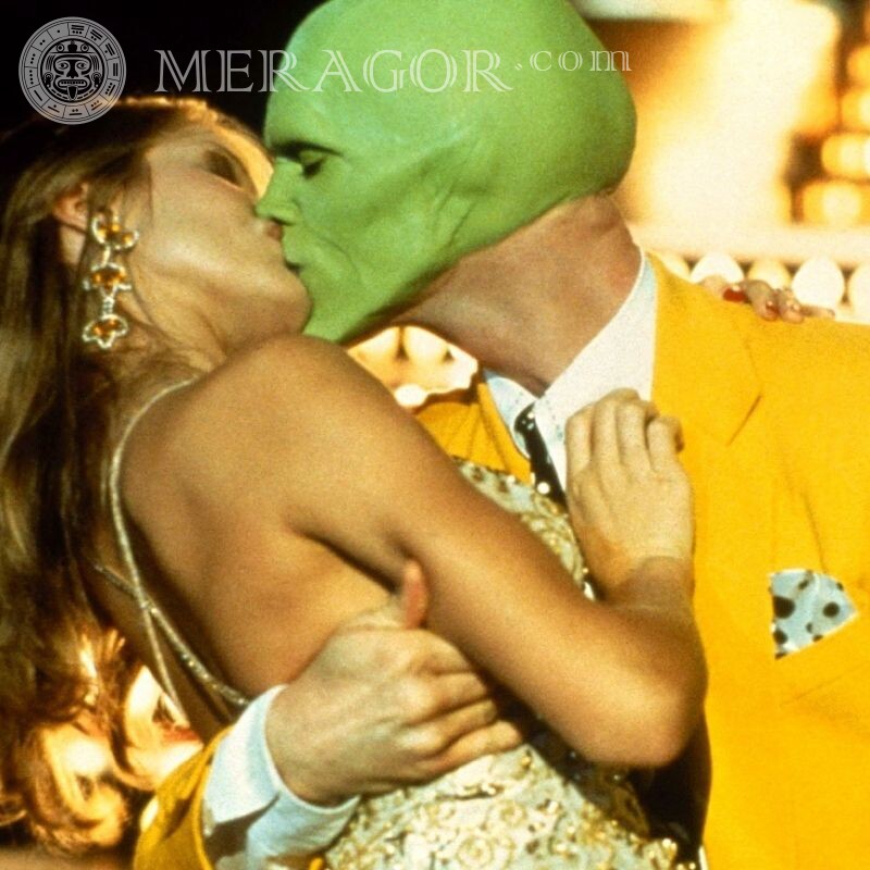 The picture on the avatar from the movie Mask From films Mask Love Boy with girl
