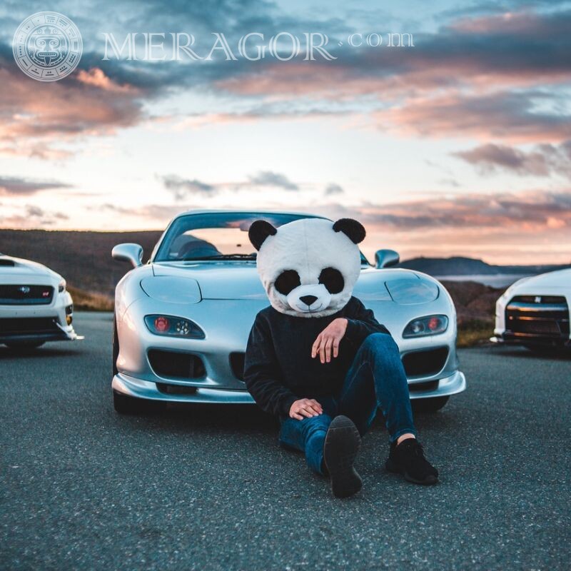 Photo of a masked guy for icon Cars Without face Mask
