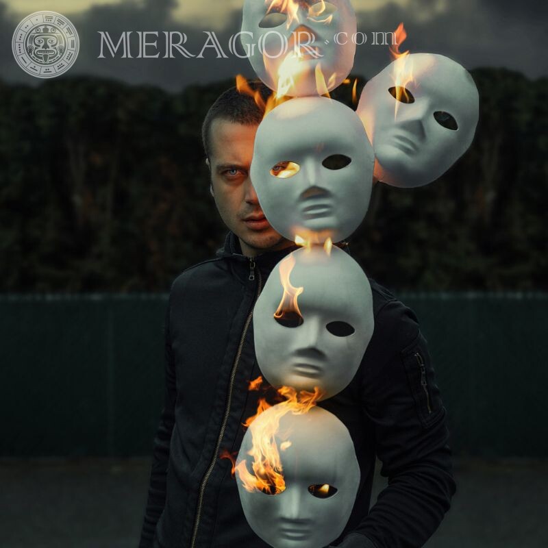 Download de avatares com máscaras Mascarado