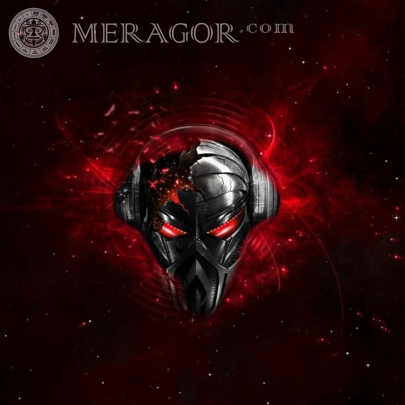 Picture with headphones download for icon For the clan In the headphones For VK