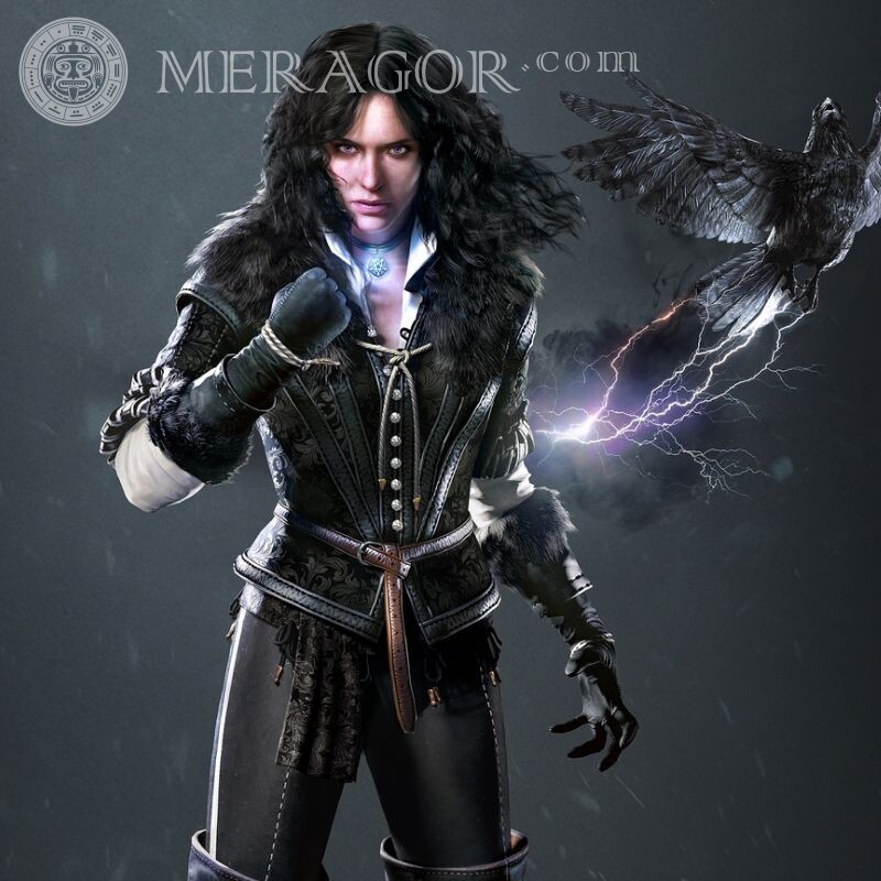 Yennefer no avatar The Witcher 3 | 3 Todos os jogos Mulheres Cabelo longo