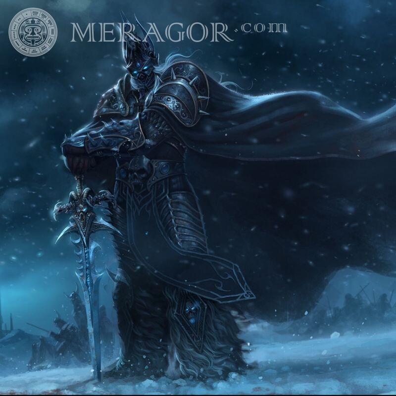 Rey Exánime en el avatar de Warcraft Todos los juegos